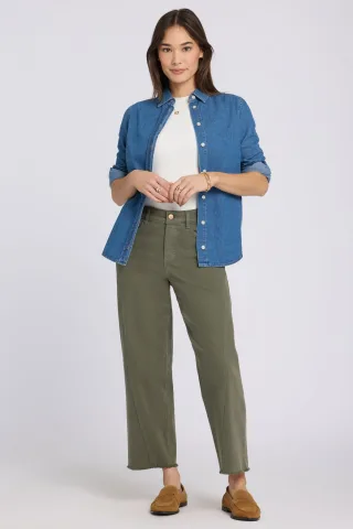 Alyssa Lässige Cropped Jeans