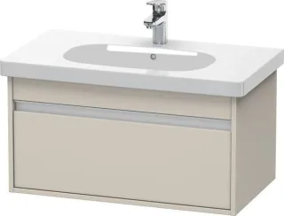 Duravit Ketho Waschtischunterbau wandhängend Taupe Matt 800x455x410 mm - KT666709191 KT666709191