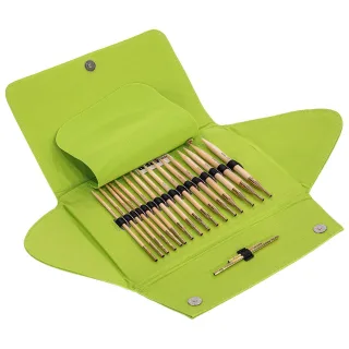 addiClick Rundstricknadel-Set "Bamboo", Bambus, Stärken: 3,5–8