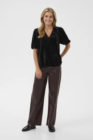 Kurzarm-Bluse KAelva Kurzarm-Bluse Regular fit black