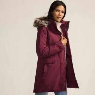 Expeditions-Daunenparka, Damen,  Rot, Polyester, by Lands' End