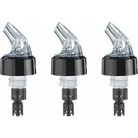 WESTMARK Flaschenausgießer Dosierausgießer »Auto-Pour«, 3 Stk. je 4 cl, Kunststoff, transparent, Germany