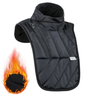 ALPINES FOX Long Type Windproof Chest Protector Scarf Fleece-lined for Warmth Winter Outdoor Skiing and Cycling Gear Mot