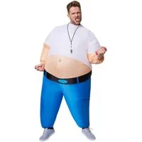 dressforfun Kostüm Selbstaufblasbares Kostüm Personal Trainer, Alaaf - mit dem Kostüm können Sie eine närrische Show abziehen