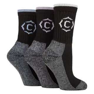 Damen Schwerlast Strapazierfähige Gepolsterte Wandersocken mit Verstärktem Fersen- und Zehenbereich