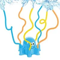 Playland Spiel-Wassersprenkler Wassersprinkler Oktopus für Kinder, Wasserspielzeug mit 6 Armen, ca. 20,5 x 20 x 14 cm, Sprinkler für Groß und Klein