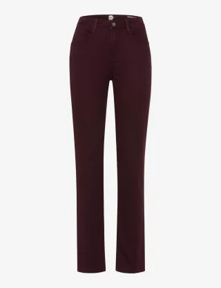 Brax Damen Five-Pocket-Hose Style CAROLA BLACKBERRY VIOLET, dunkles lila, Gr. 34
