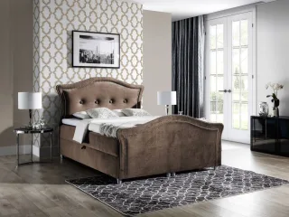 Boxspringbett Schlafzimmerbett BARIS 200x200cm in div. Farbvarianten