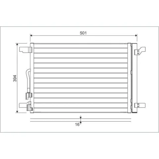 Valeo Klimakondensator Audi Seat Skoda VW 814301