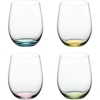 RIEDEL THE WINE GLASS COMPANY Cocktailglas Becher-Set Happy O Bunt (4-teilig)