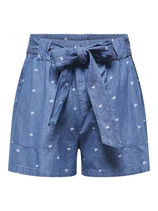 ONLY - ONLNOVA AZURE TALIA SHORTS WVN Medium Blue Denim - Gr. - M