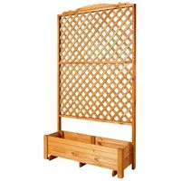 promadino Spalier Romantica, mit Pflanzkasten, BxTxH: 120x38x210 cm