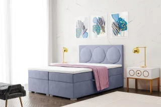 Boxspringbett Schlafzimmerbett TRAVIS 140x200cm in div. Farbvarianten