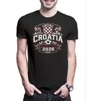 Urban Backwoods Print-Shirt Team Croatia 1 Herren T-Shirt Kroatien Hrvatska Zagreb Adriatic (1-tlg) Dalmatia Vatreni Fußball WM