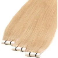 hair2heart Echthaar-Extension Premium Tape Extensions #9/0 Lichtblond 50cm