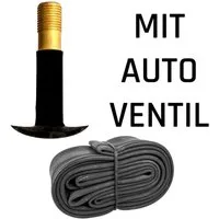 Kujo Fahrradschlauch Schlauch, 16 Zoll, (Einzelpack, 1-St), Fahrradschlauch 12 - 28 Auto Schrader Französisches Ventil Sclaverand