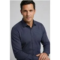OLYMP Businesshemd Level Five body fit mit Minimal-Punkt-Print