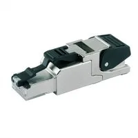 Telegärtner MFP8 feldkonfektionierbarer RJ-45 Stecker Netzwerk-Panel (Cat.6A (Class EA) T568A, 100023037)