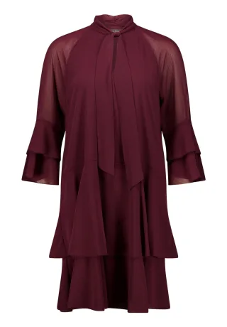 Vera Mont - Cocktailkleid Strong Aubergine - Gr. - 42