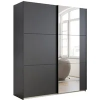rauch Schwebetürenschrank Kleiderschrank Drehtürenschrank Schrank Garderobe KRONACH (in 3 Ausstattungen BASIC/CLASSIC/PREMIUM, Breiten 131/175/218/261 cm) optional ohne, mit 1 oder 2 Spiegel, viel Stauraum MADE IN GERMANY