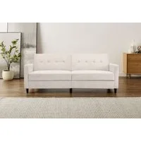 Dorel Home 3-Sitzer Hartford II, Bettfunktion, Rückenlehne 2-teilig, 3-fach verstellbar, Sitzhöhe 43 cm