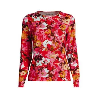 Badeshirt für Damen, Damen, size: regular, Rot, Nylon-Mischung, by Lands' End