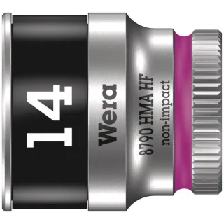 Wera 8790 HMA HF Zyklop-Steckschlüsseleinsatz mit 1/4"-Antrieb mit Haltefunktion Pink - 05003729001