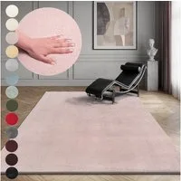 OTTO home Teppich Arabell, Kunstfellteppich, Felloptik, waschbar, rechteckig, Höhe: 16 mm, flauschig, kuschelig, Anti-Rutsch-Unterseite, Wohnzimmer, Schlafzimmer