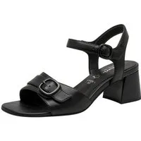Tamaris WIDE FIT MultiAdjustable, comfortFit aus Leder Sandalette MultiAdjustable