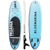 Bluemarina SUP-Board Moana SUP Board, Stand Up Paddle aufblasbar inkl. 5 J. Garantie, aufblasbar, (SUP aufblasbar, SUP Anfänger, Stand Up Paddel Board mit Paddel, Stand Up Paddle, SUP Board, Stand Up Paddel Board), Surfbrett, Surfboard, Paddelboard