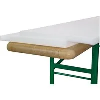 Beautissu Polsterauflage 2er Set Bierbank Auflage Konstanz, 2x25x220cm Sitzpolster für Bierbank, Dicke Auflage für Bierzeltgarnitur & Festzeltgarnitur - Outdoor