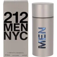 Carolina Herrera Eau de Toilette 212 NYC Men, Glasflakon, Parfüm EDT, Herrenduft
