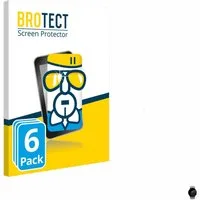 BROTECT Displayschutzglas Folie für Samsung Galaxy Watch 5 (40mm), 6 Stück, Schutzfolie Glas Panzer Display Schutz klar