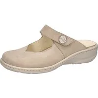 Waldläufer HERIA Clog Hausschuh, Sommerschuh, Klettschuh in Komfortweite H (sehr weit)
