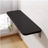 JEOBEST Klapptisch Wandklapptisch Esstisch Küchentisch Schreibtisch, Esszimmertisch, Wandmontiert, 80 x 50 x 1,6 cm