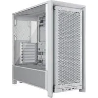 FRAME 4000D RS , Tower-Gehäuse weiß, Tempered Glass