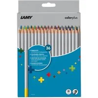 LAMY Buntstift LAMY Buntstifte 36x leuchtende Farbe aus massivem Lindenholz mit ergon