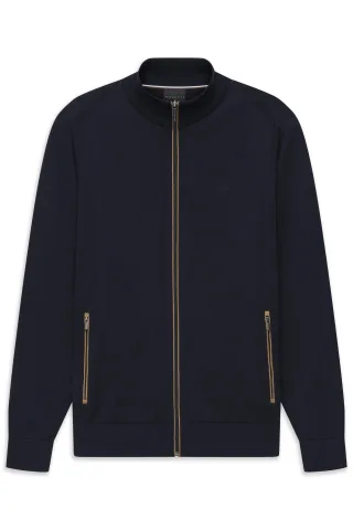 bugatti - Herren Strickjacke marine - Gr. - L