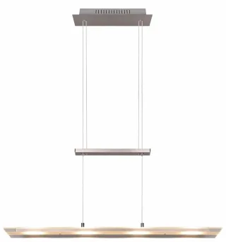 REALITY LED-Pendelleuchte Milos R32004107 nickel-matt, 20 W, 2200 lm, 3000 K