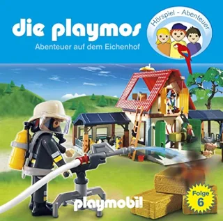 Die Playmos / Folge 06 / Abenteuer auf dem Eichenhof. [Audio CD] Simon X. Rost & Florian Fickel