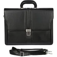 Christian Wippermann Umhängetasche Aktentasche Tasche Messenger Laptop Leder Optik (1 tlg), Herrentasche