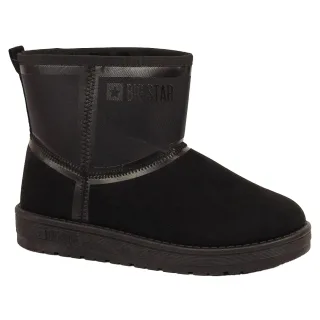 Big Star - Damen Schneestiefel, Logo (Schwarz)