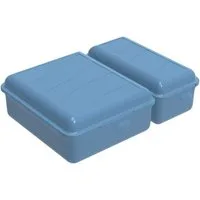 ROTHO Lunchbox Funbox 1,05L+0,55L Fun Horizon Blue, Kunststoff