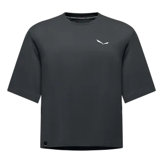 SALEWA - Eagle Vocab T-Shirt Damen - Schwarz (Gr.44)