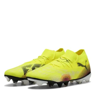 Puma - "Future 8 Match" Fußballschuhe mit festem Boden für Herren (Gelb/Schwarz)