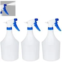 relaxdays Sprühflasche 3er Set, (3-tlg), blau