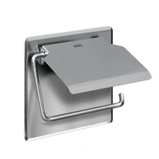 KWC Aquarotter WC-Rollenhalter, Edelstahl, 145x130x25 mm, Aufputz, 2000057045 2000057045