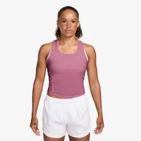 Nike Tanktop W NK TEMPO DF CRP MESH TANK mit Rundhalsausschnitt, aus Polyester und Elasthan