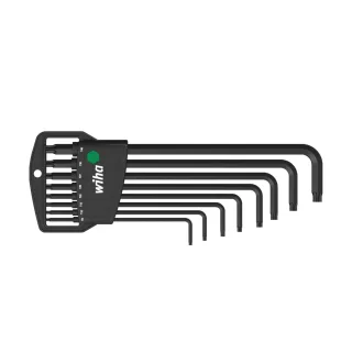 Wiha Stiftschlüssel Set im Classic Halter TORX 8-teilges Set schwarzoxidiert - 34736