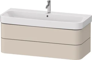 Duravit Happy D.2 Plus Waschtischunterbau wandhängend Taupe Supermatt 1175x490x415 mm - HP4389083830 HP4389083830000